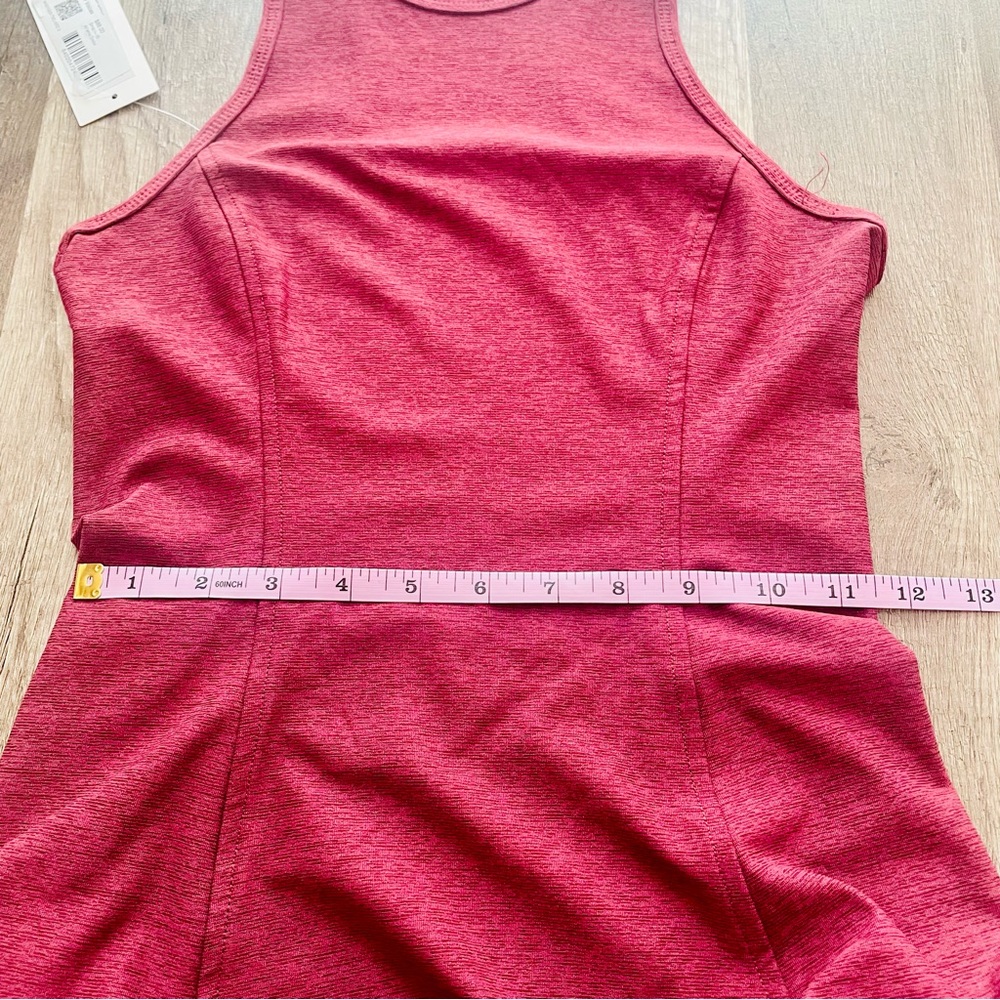 Outdoor Voices Athena Dress XS NWT Shiraz Red Heather - Picture 8 of 9